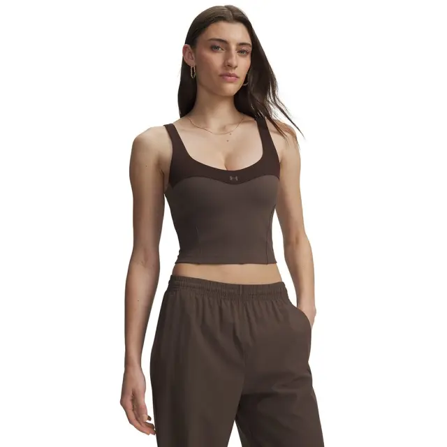 Under Armour Motion Colorblock Tank (6013777-200) - Καφέ