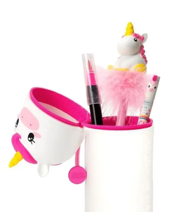 Legami 2 σε 1 Μολυβοθήκη Μαλακής Σιλικόνης Kawaii Unicorn