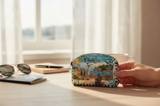 Πορτοφόλι Souvenir μπρελόκ - Σετ 10pcs - PVC - Chalkidiki - 14*9cm - 871743 3