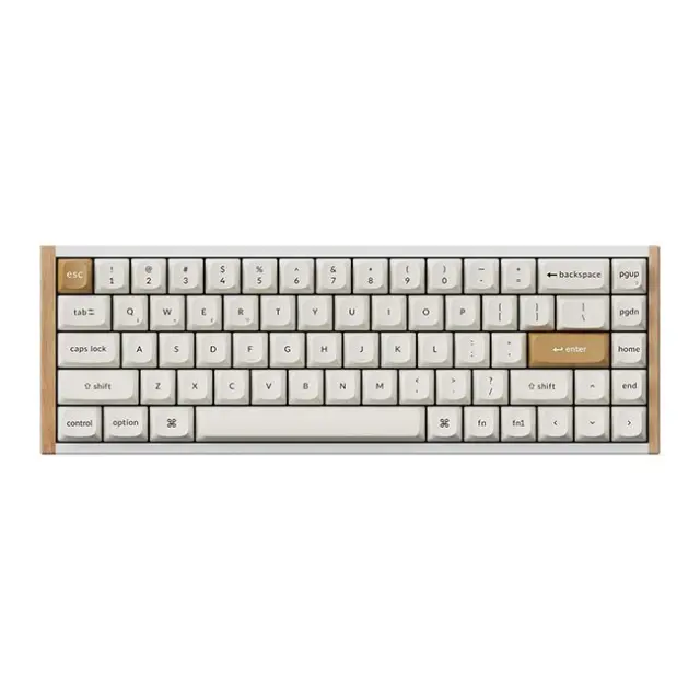 Keychron Gaming Keyboard K6H Gateron Double-Rail Magnetic Nebula White (K6H-Q1)