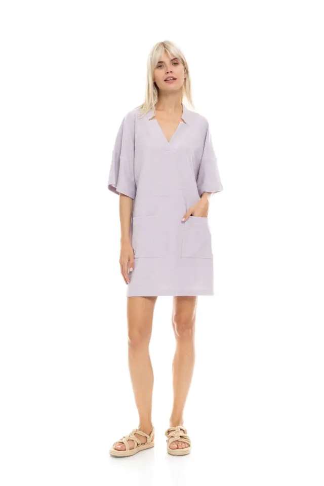 B537 - Violete - BEACHWEAR TERRY - S