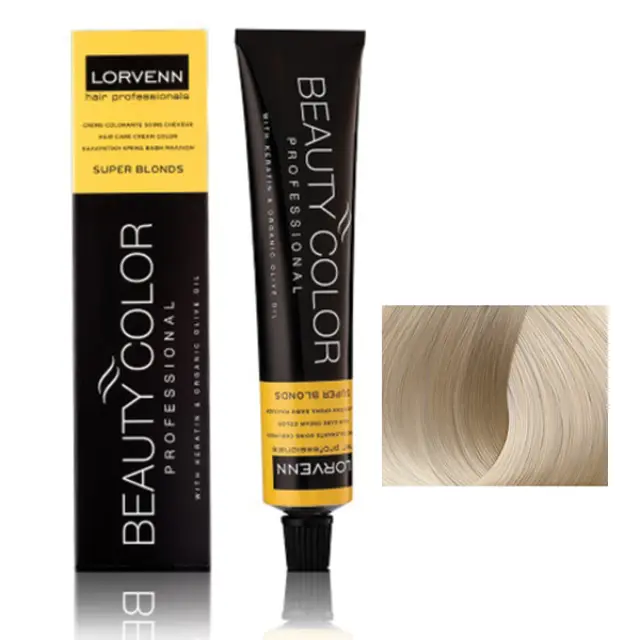 Lorvenn Beauty Color Professional 70ml 12.81-Extra Blond Πλατινέ Σαντρέ Έντονο