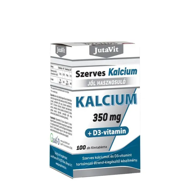 JutaVit Organic Calcium 350 mg + Vitamin D3