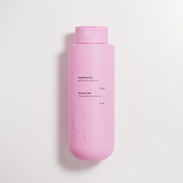 Garden | Shower Gel Freesia & Strawberry Αφρόλουτρο με Άρωμα Φρέζια & Φράουλα | 400ml