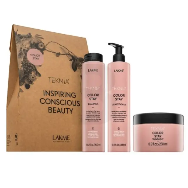 Lakmé Teknia Color Stay Pack set for coloured hair 300 ml + 300 ml + 250 ml