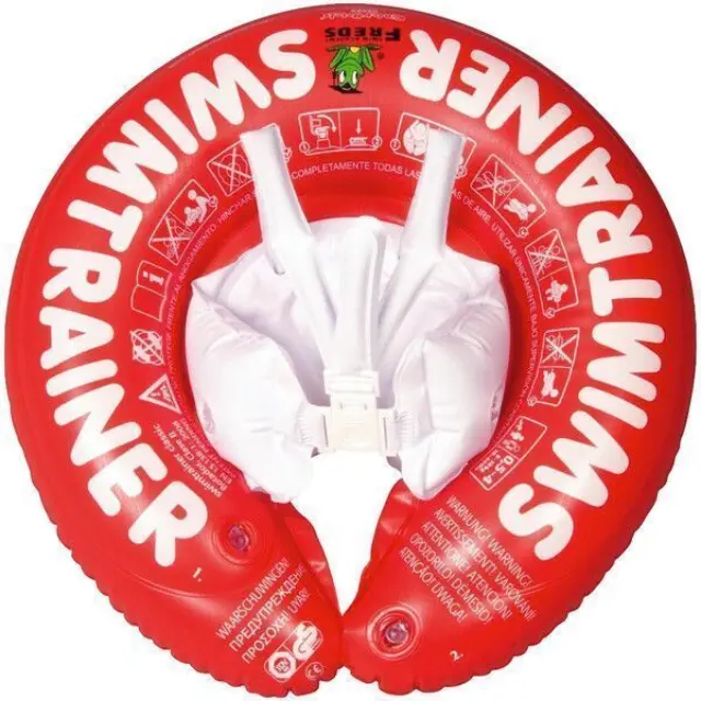 Freds Swim Academy Βρεφικό Σωσίβιο Swimtrainer για 3-4 Ετών Κόκκινο