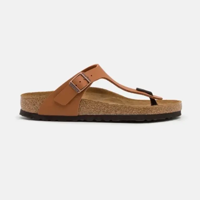 Birkenstock Σαγιονάρες Unisex Birko-Flor(ανθεκτικό υλικό της Birkenstock-επιτρέπει την επαφή με το νερό) Καφέ BIR/GIZEH 1019082 G/BROWN