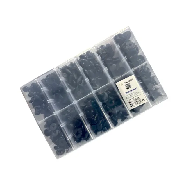 Σετ συνδετήρες αυτοκινήτου 10 τύπων - 280pcs - 180261