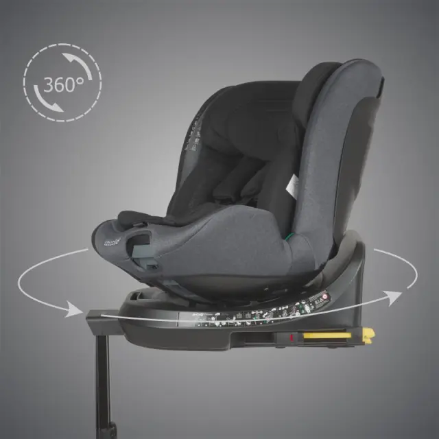 Coccolle Ario Κάθισμα Αυτοκινήτου i-Size 40-150cm ISOFIX Anthracite 2