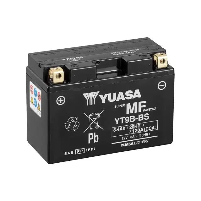 Μπαταρία Μοτοσυκλέτας YUASA YT9B-BS 12V 8Ah