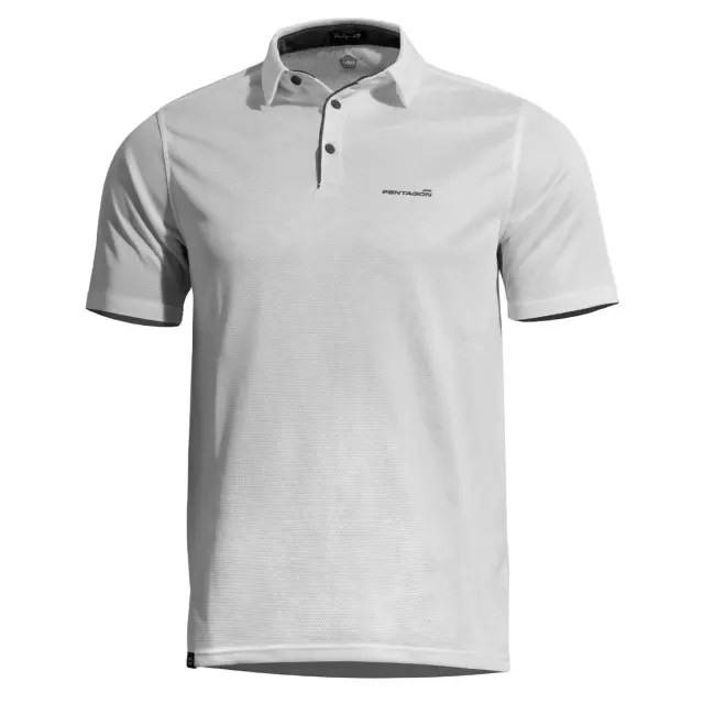 Pentagon Vanquish Polo Shirt-Μπλούζα Κοντομάνικη Πόλο για Τακτική-Καθημερινή Χρήση - 00-White-Λευκό