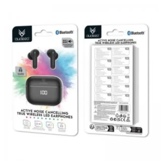 True Wireless Ακουστικά Bluetooth Audeeo AO-EANC2 Μαύρο N62916 3