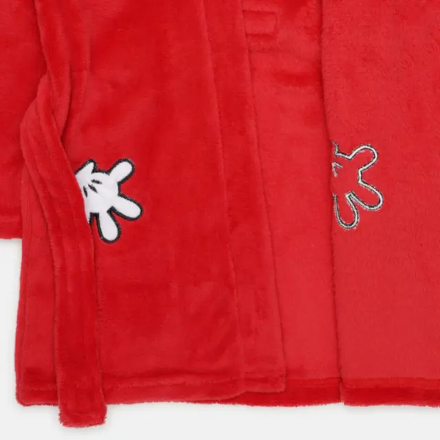 Παιδικό Μπουρνούζι με Κουκούλα Mickey Red 7020066 - 5-6 Y (110-116cm) 3