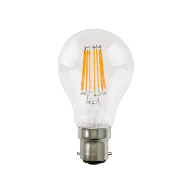 FILAMENT LED A60 8W 4000K 230V AC 903LM RA80 30000HRS 360° / VINTA8NW22