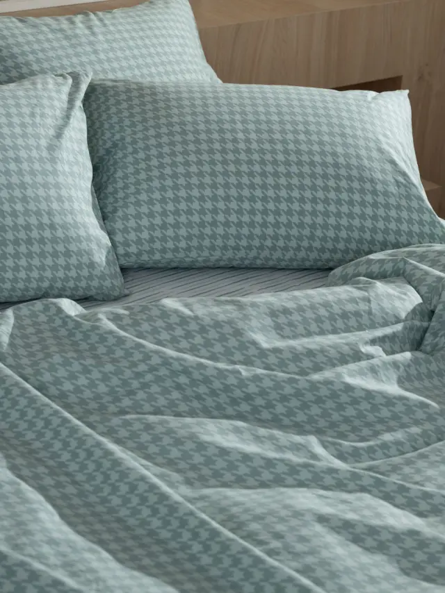 Σετ Σεντόνια Cotton Feelings 2064 Aqua King Size (260x270) Sunshine 3