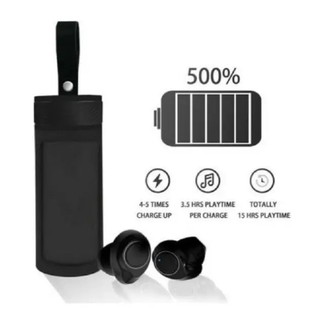 Andowl Q700 In-ear Bluetooth Handsfree Ακουστικά με Θήκη Φόρτισης Μαύρα 3