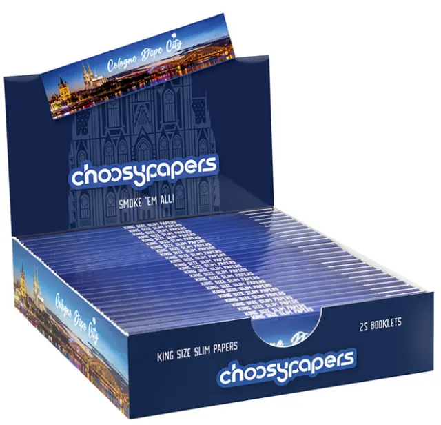 Choosypapers Χαρτάκια King Size Slim 32φ. - Cologne 2