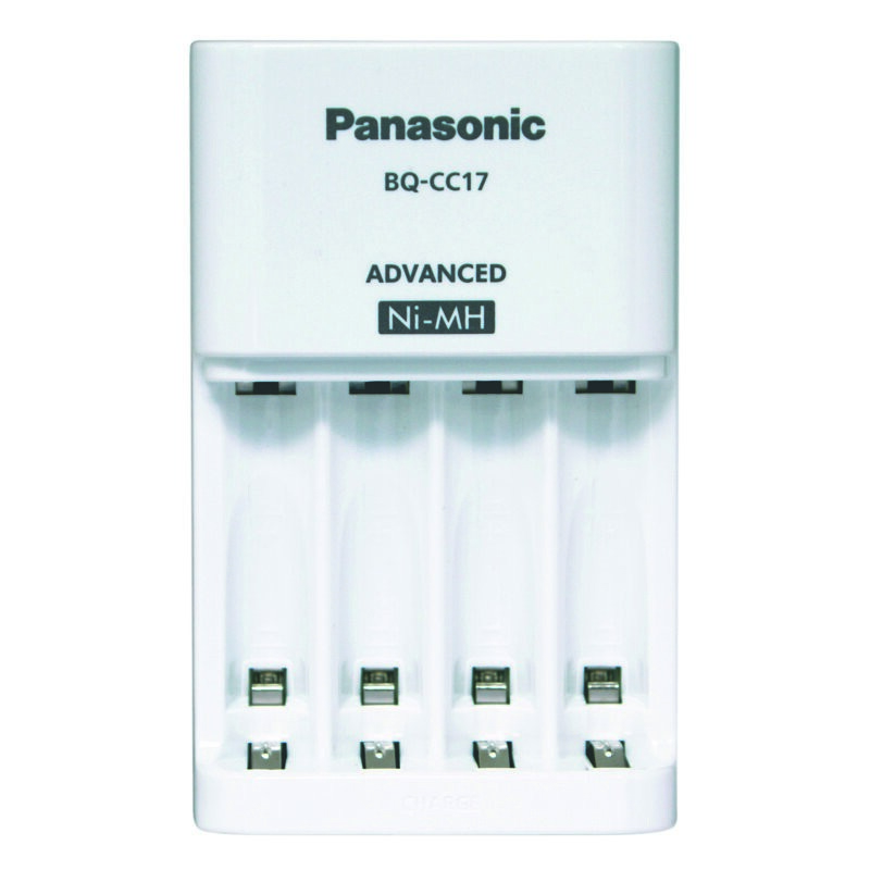 Φορτιστής Μπαταριών Panasonic Eneloop BQ-CC17 για AA/AAA με 4 ΑΑ Μπαταρίες 2000mAh 3