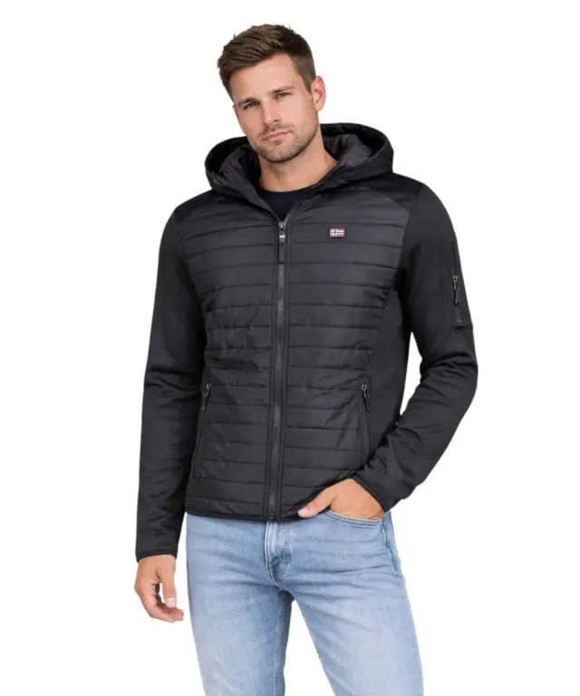 Norway Nautical School - Ανδρικό Μπουφάν 849307-BLACK Μαύρο