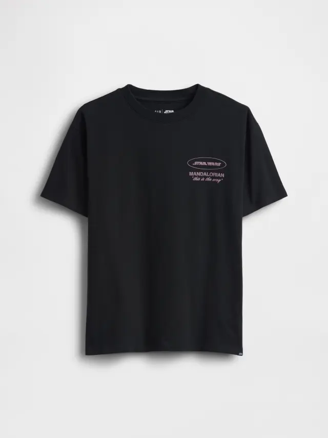 Παιδική Μπλούζα με Star Wars Χαλαρής Γραμμής Black - XL