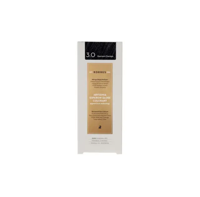 KORRES Abyssinia Superior Gloss Colorant Σκούρο Καστανό 3.0 50ml 2