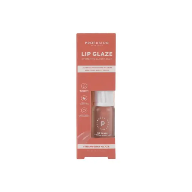 Profusion Κραγιον Lip Glaze Hydrating Lip Stain 3ml - Strawberry Glaze
