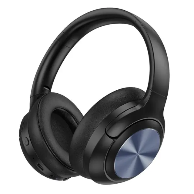 Hoco Ασύρματα/Ενσύρματα Over Ear Ακουστικά Μαύρα W54