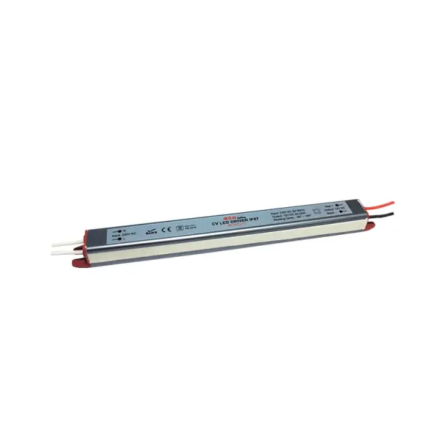 ΓΡΑΜΜΙΚΟ ΜΕΤΑΛΛΙΚΟ CV LED DRIVER 24W 230V AC12V DC 2A IP67 ΜΕ ΚΑΛΩΔΙΑ / WL24CV12