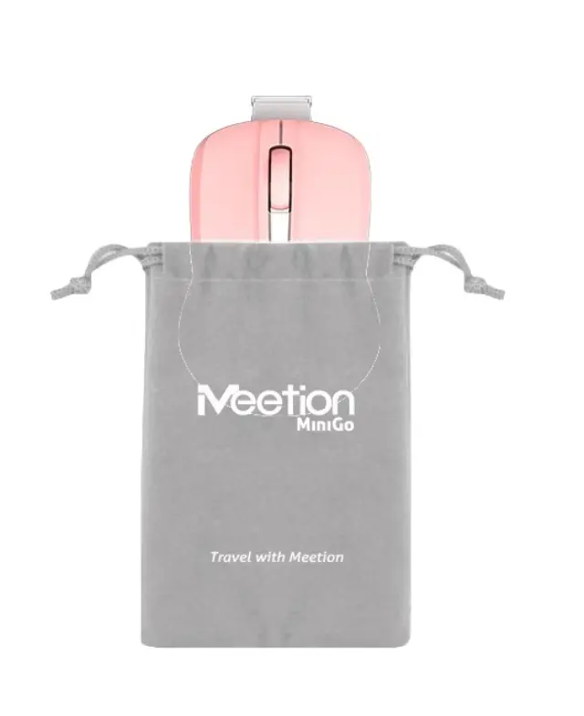 Meetion Silent Mini 2.4G Οπτικό Ασύρματο Ποντίκι (Ροζ) 17.001.0031 3