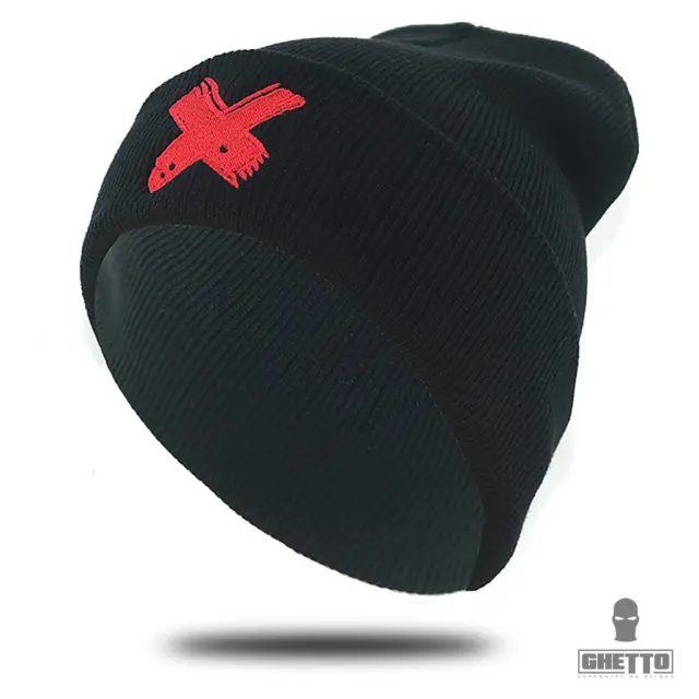Ghetto X Beanie Winter Cap Red