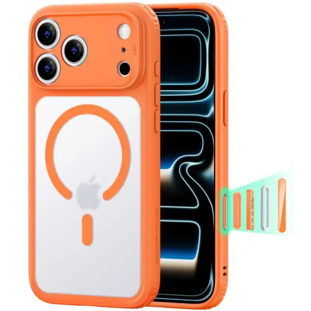 Esr Θήκη Κινητού iPhone 17 Pro Max / 18 Pro Max Classic Hybrid Magsafe Frosted Orange