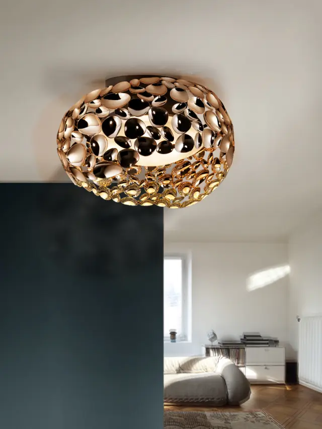NARISA CEILING LAMP Ø47 ROSE GOLD φωτιστικό οροφής Ροζ χρυσό