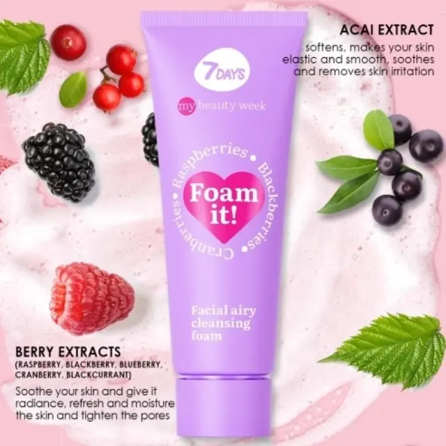 7Days Mb Foam It Facial Airy Cleansing Foam Αέρινος Αφρός Καθαρισμού Προσώπου 80ml 3