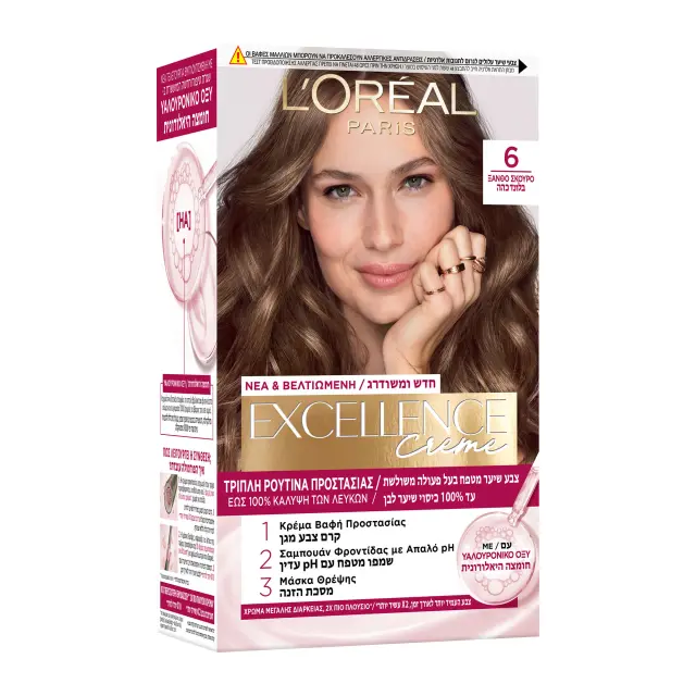 L'Oreal Βαφή Μαλλιών Excellence 48ml | Απόχρωση No 6
