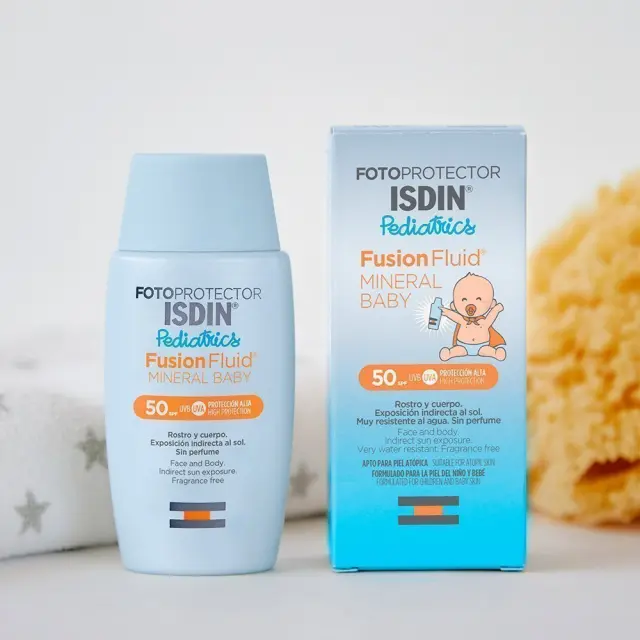 ISDIN Fotoprotector Pediatrics SPF50 Fusion Fluid Mineral Baby 50ml 3
