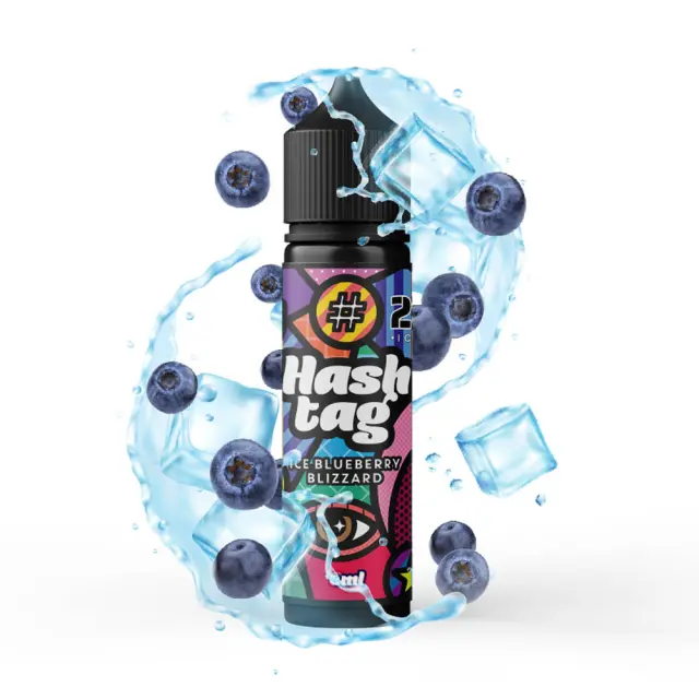 Ice Blueberry Blizzard 6ml (60ml) - Hashtag Flavorshots