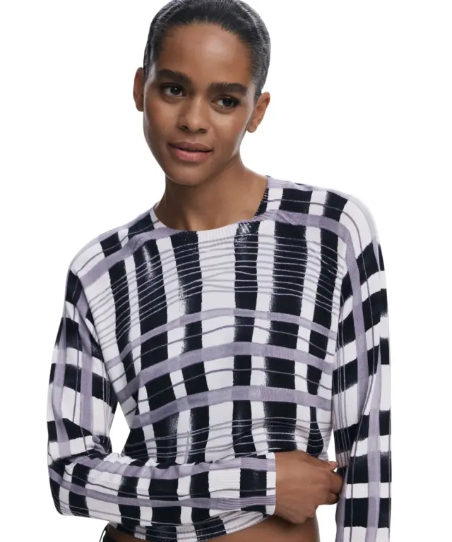 Desigual - Γυναικείο Πουλόβερ Noruega Regular Fit 25WWJF41-2000 Μαύρο 3