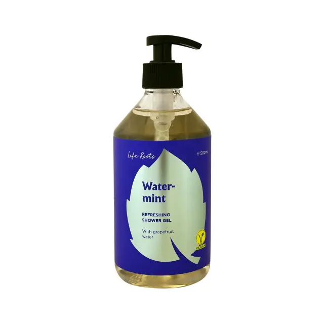 Life Roots Watermint Vegan Refreshing Shower Gel Αναζωογονητικό Αφρόλουτρο 500ml