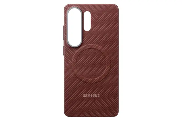 EF-KS948SRE Samsung Carbon Magnet Case for Galaxy Galaxy S26 Ultra Coral Red 2