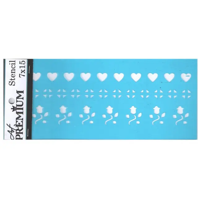Στένσιλ Art Premium - 7x15cm - Διακοσμητικές Γραμμές 2