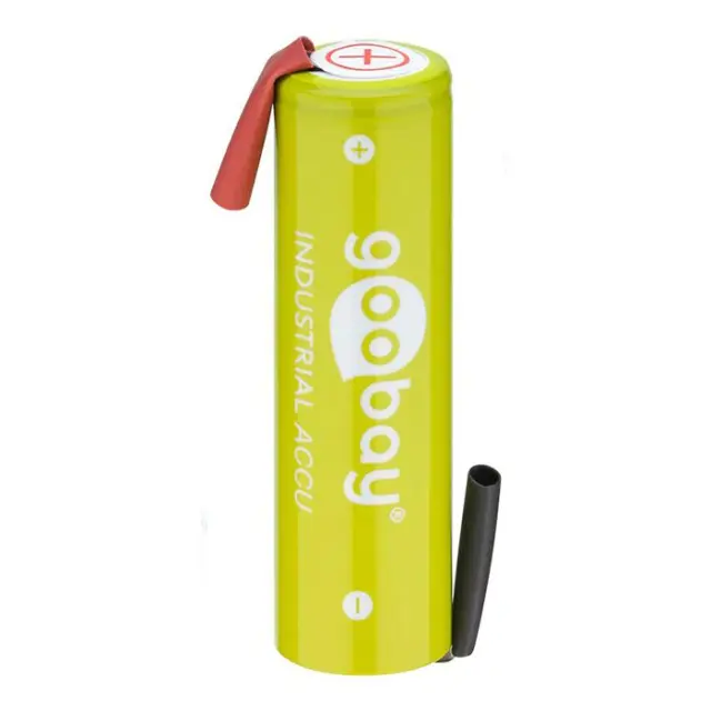 Επαναφορτιζόμενη μπαταρία 1.2V 2100mAh AA (Mignon) Ni-MH με λαμάκια.
