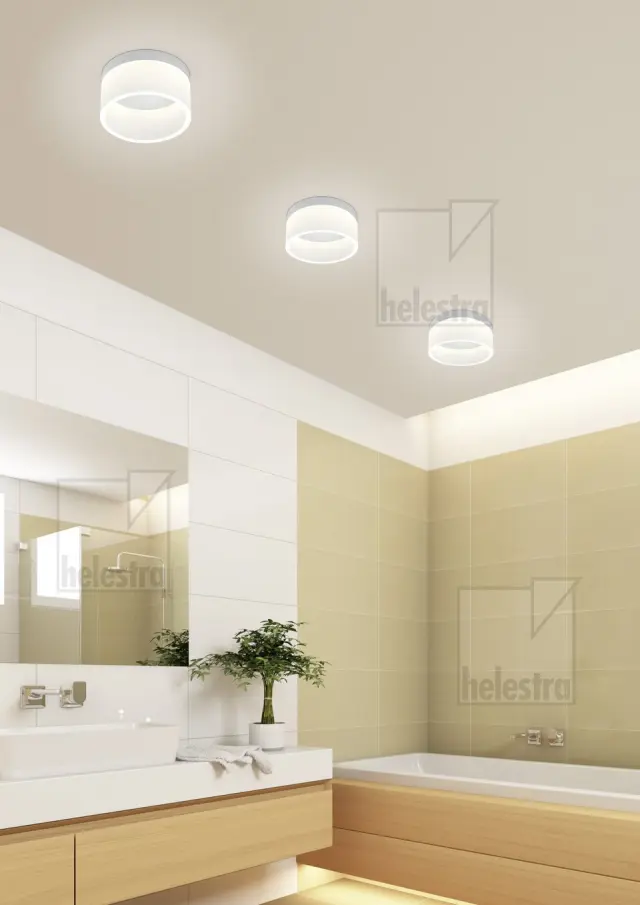 LIV Φωτιστικό Οροφής LED Ματ Λευκό 17W 2900K CRI 90 Άσπρο 2