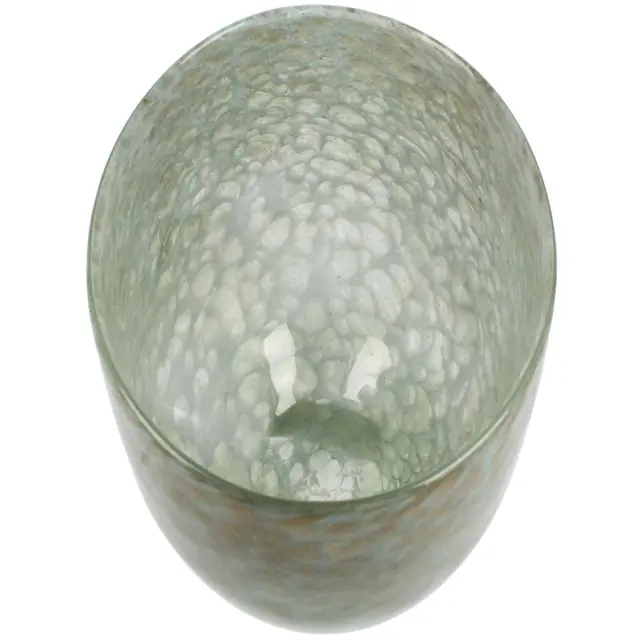 Βάζο Γκρι Γυαλί 18x18x17.5cm 2