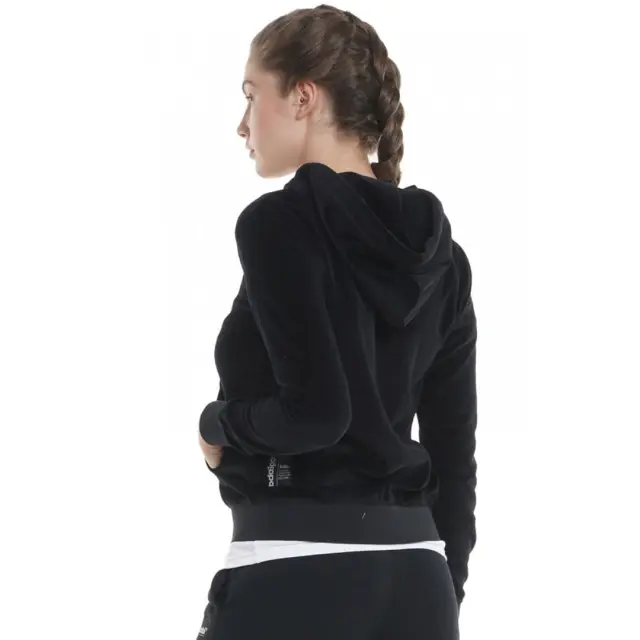 BODY ACTION VELOUR HOODIE JACKET - S 2