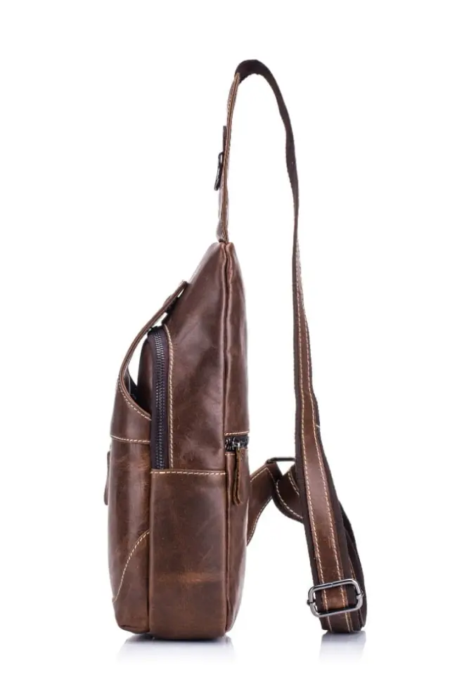 Δερμάτινο τσαντάκι body Bull Captain XB 019 καφέ - One Size 3