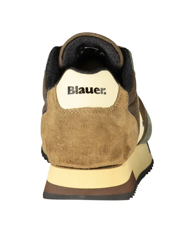 Blauer - Ανδρικά Sneakers F6QUEENS01WAX-BRWMIL Καφέ/Πράσινο 2