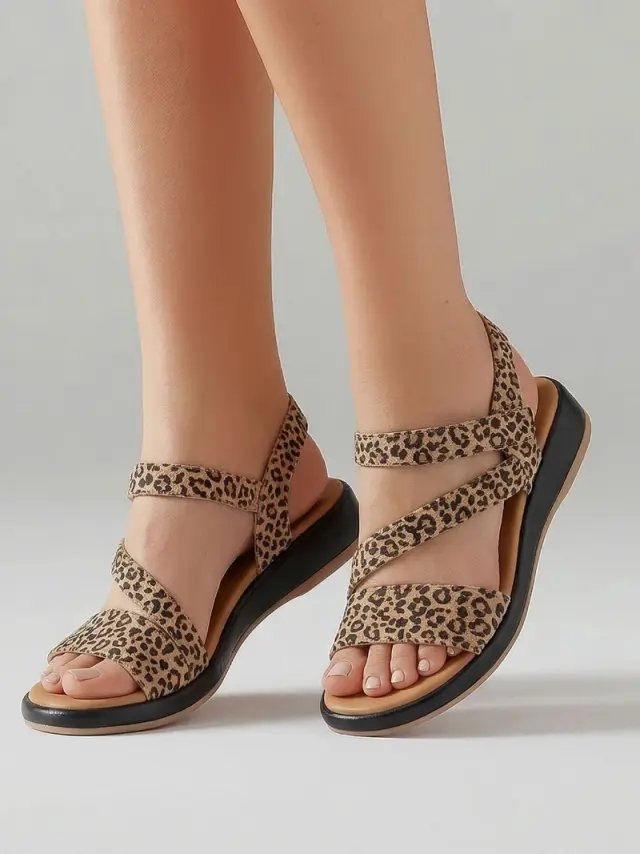 Gabor Πέδιλα Γυναικείο δέρμα Nubuck Prints GAB/22733N 90-NATUR 2