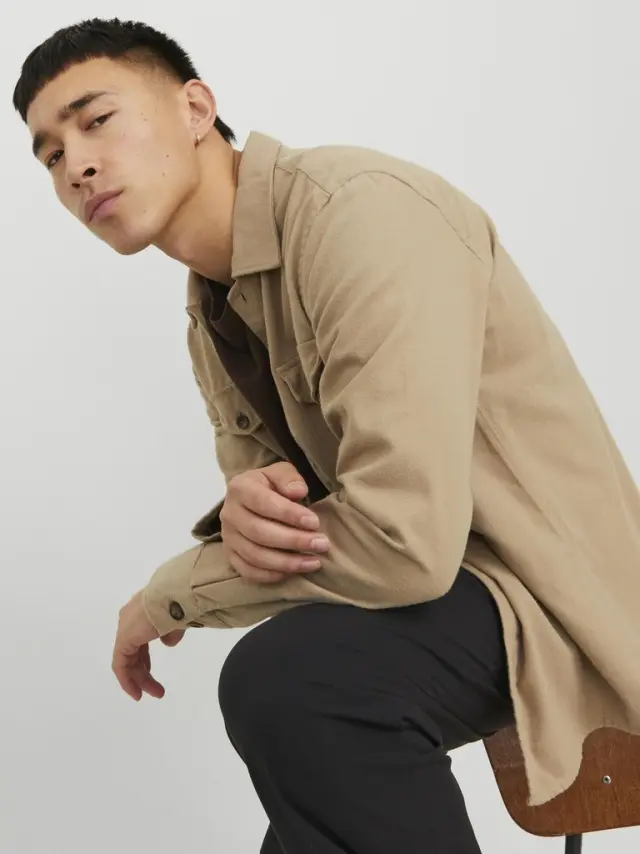 JJEEDDIE OVERSHIRT LS NOOS crockery 2