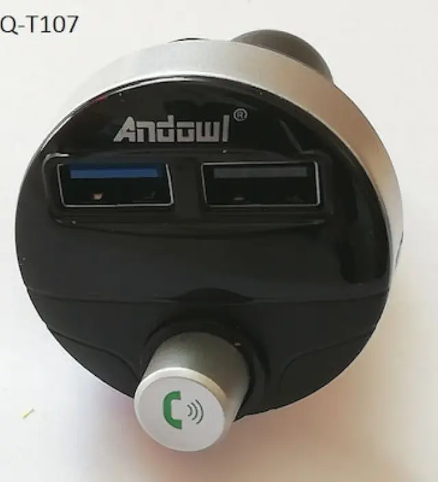Andowl FM Transmitter Αυτοκινήτου Q-T107 με Bluetooth / USB 3