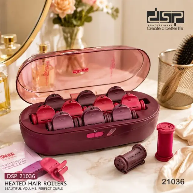 Σετ θερμαινόμενα rollers μαλλιών - 10pcs - 450W - 21036 - DSP - 350563 3